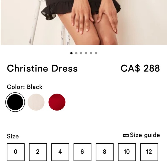 Reformation Christine Dress  Moray - Picture 3 of 15